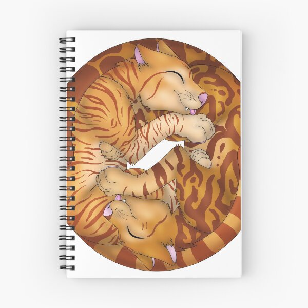 Item preview, Yin-Yang Cats: Ginger Tabby designed and sold by spyroid101.