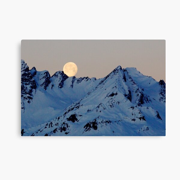 Alpine Moon Canvas Print