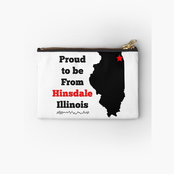 Item preview, Hinsdale Illinois Pride Design designed and sold by GeographerDude.
