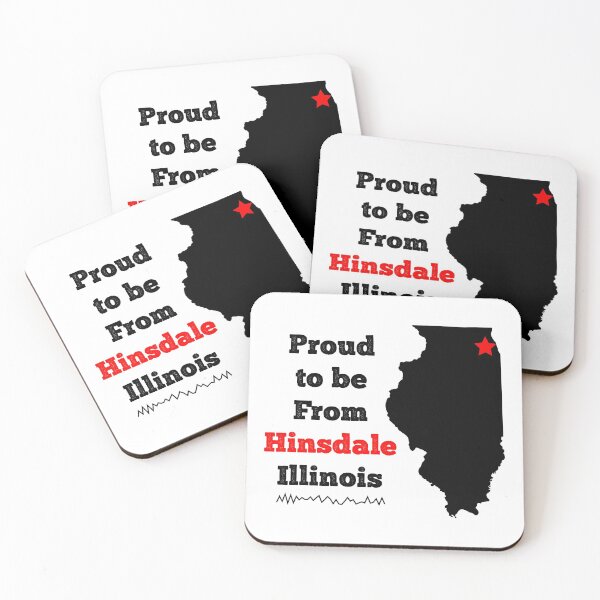 Item preview, Hinsdale Illinois Pride Design designed and sold by GeographerDude.