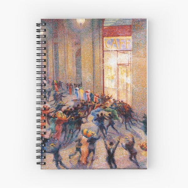Item preview, Umberto Boccioni - Riot in the Gallery designed and sold by ArtExpression.