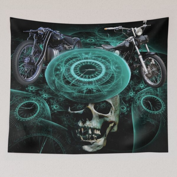Item preview, Ride Time skull & Motorycle Design designed and sold by Mindsofcreation.