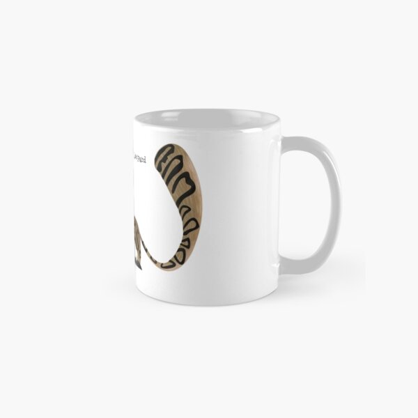 Snow Leopard Caricature Classic Mug