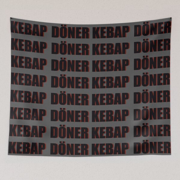 Item preview,  DÖNER KEBAP on Grey designed and sold by SaltCitySage.
