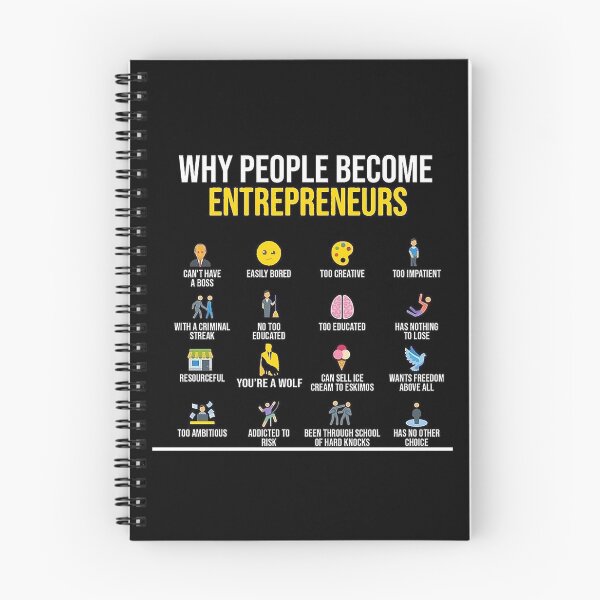 Item preview, Best Entrepreneur Quotes - Why People Become Entrepreneurs designed and sold by pinkycherry.