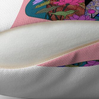 Alternate view of Vanakkam Floor Pillow