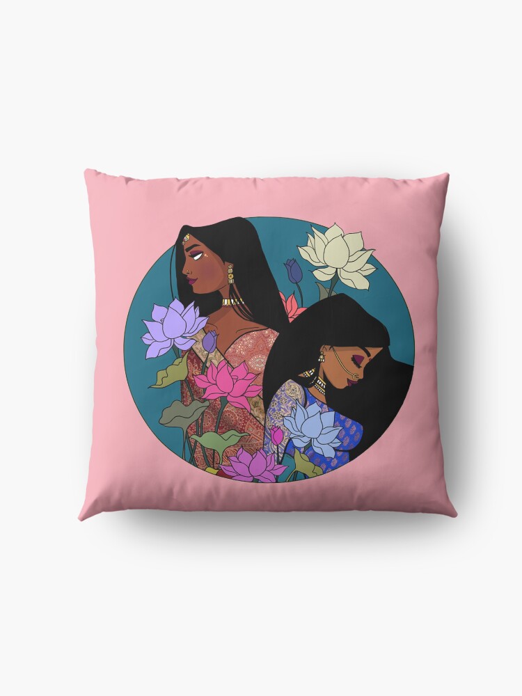 Alternate view of Vanakkam Floor Pillow