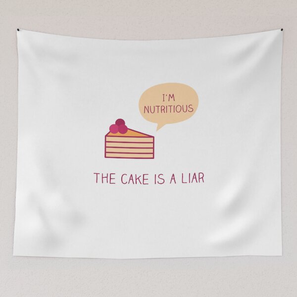 Item preview, I'm nutritious, the cake is a liar designed and sold by DuneDesign.