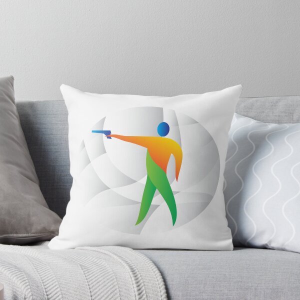 Item preview, Air Pistol Shooting Circle Retro designed and sold by patrimonio.