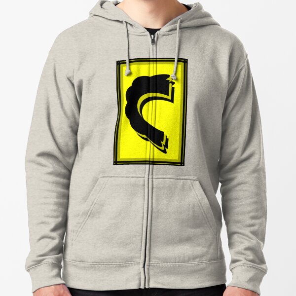 The Alphabet The letter C Zipped Hoodie