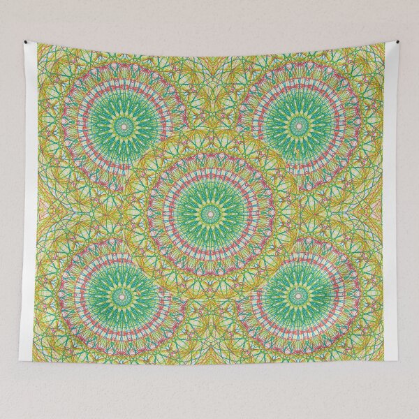 Item preview, Green Gold Mandala Saturated designed and sold by Paul Bridgeman.