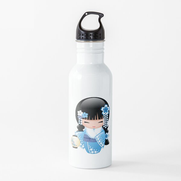 Winter Kokeshi Doll V2 Water Bottle