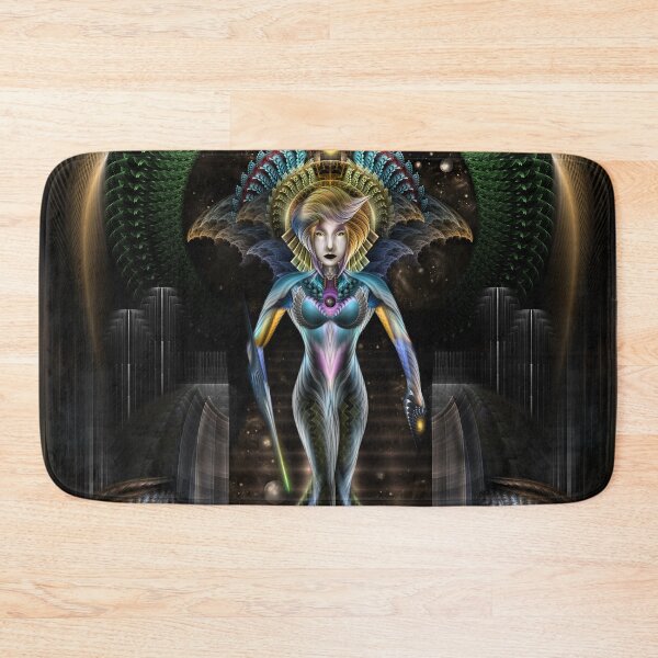 Item preview, The Majesty Of Trilia Fractal Design Computer Generated Stellar Fantasy Art Portrait by Xzendor7 designed and sold by Xzendor7 Digital Art Creations.