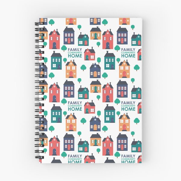 Item preview, Family, community, HOME neighborhood house pattern designed and sold by StudioUnrefined.