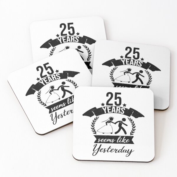 Item preview, 25 years! Silver anniversary designed and sold by Cutebutfunny.