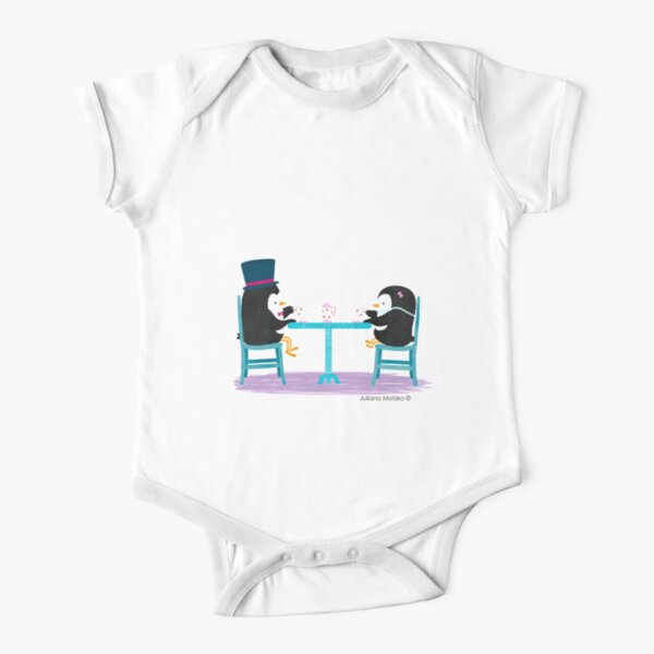 Time for Tea ! Short Sleeve Baby One-Piece