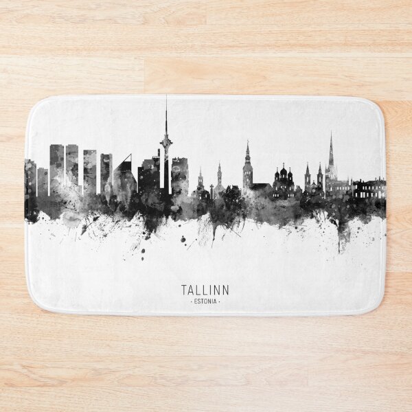 Item preview, Tallinn Estonia Skyline designed and sold by ArtPrints.