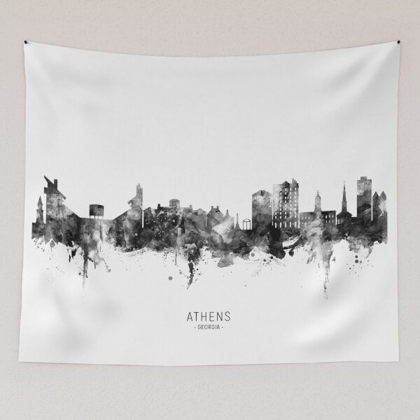 Item preview, Athens Georgia Skyline designed and sold by ArtPrints.