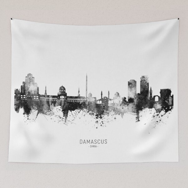 Item preview, Damascus Syria Skyline designed and sold by ArtPrints.