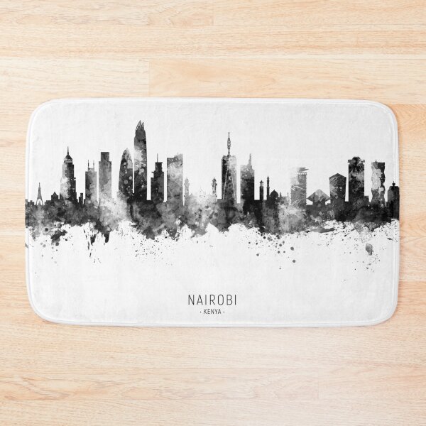 Item preview, Nairobi Kenya Skyline designed and sold by ArtPrints.