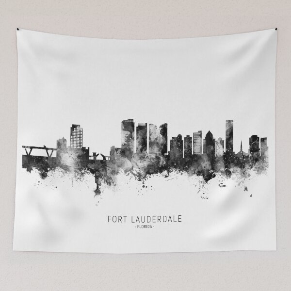 Item preview, Fort Lauderdale Florida Skyline designed and sold by ArtPrints.