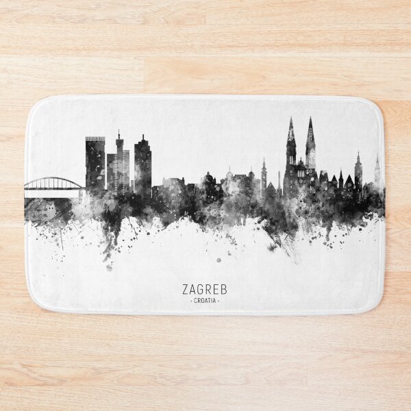 Item preview, Zagreb Croatia Skyline designed and sold by ArtPrints.