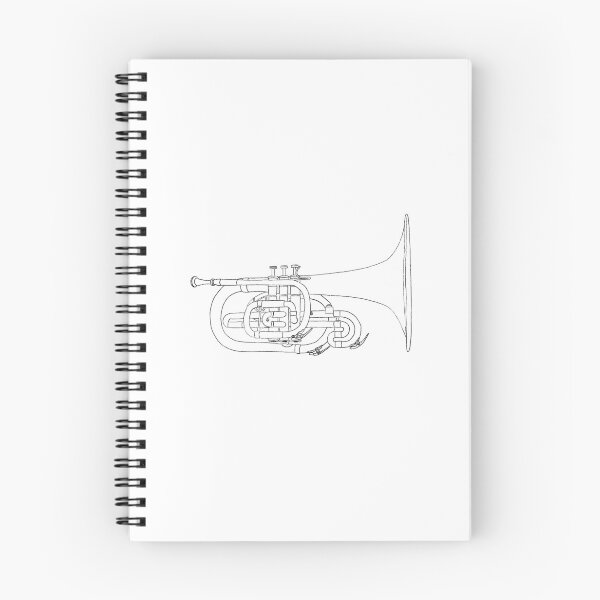 Item preview, Mellophone designed and sold by linesbymichelle.