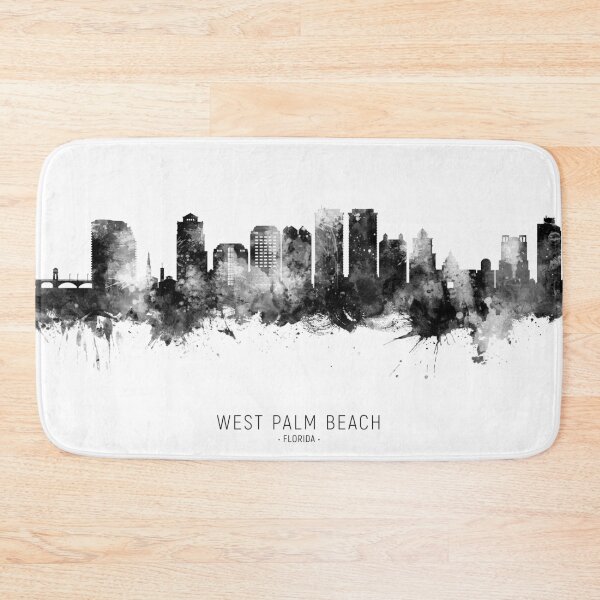 Item preview, West Palm Beach Florida Skyline designed and sold by ArtPrints.