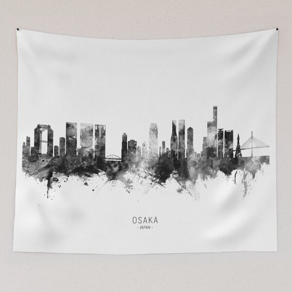 Item preview, Osaka Japan Skyline designed and sold by ArtPrints.