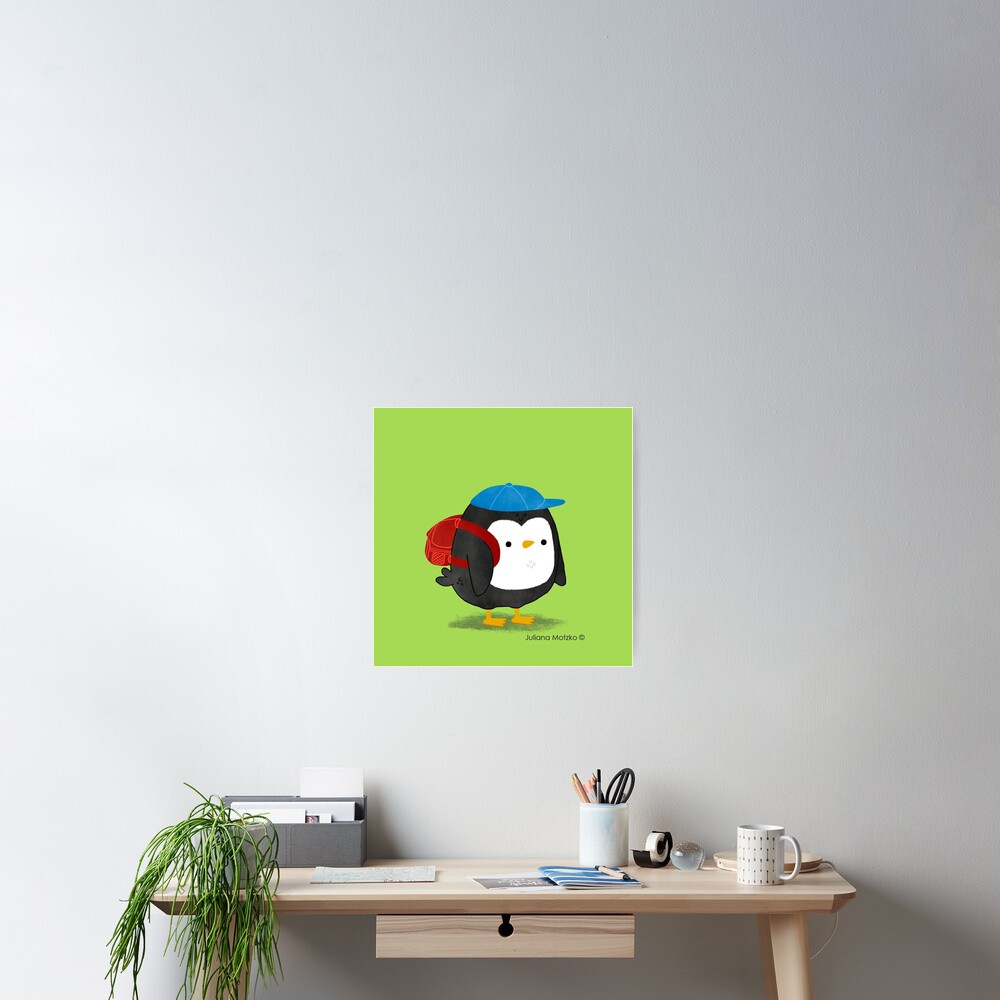 Jimmy Penguin goes to school Poster
