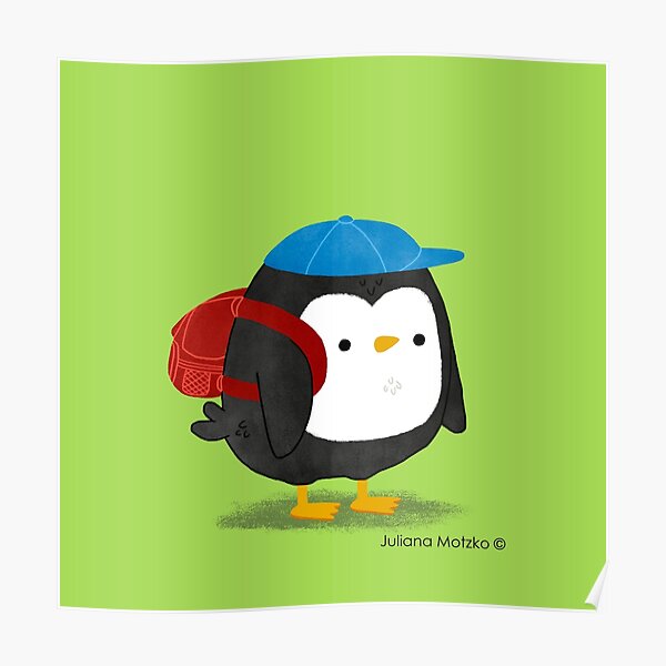 Jimmy Penguin goes to school Poster