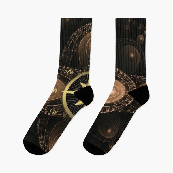 Item preview, Fractal Compass Design with Dark Background designed and sold by Mindsofcreation.