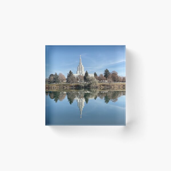 Item preview, Idaho Falls Temple - Reflection In The River designed and sold by IMAGETAKERS.