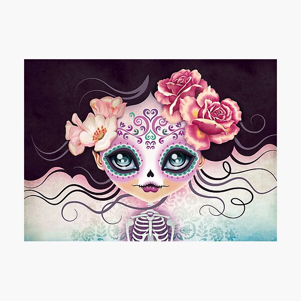 Camila Huesitos - Sugar Skull Photographic Print
