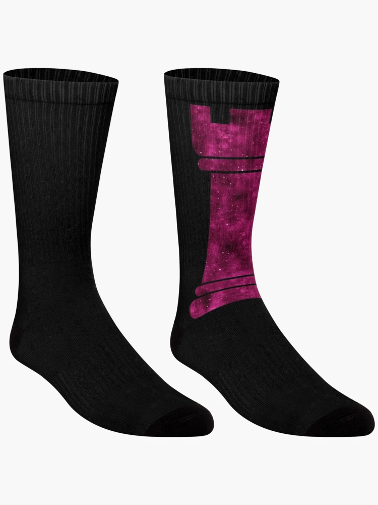 Thumbnail 3 of 5, Socks, Chess Pieces - Rook (Color Inversion) designed and sold by Kamurata.