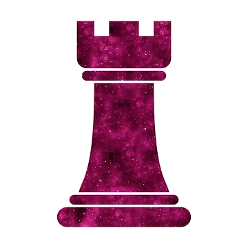 Artwork thumbnail, Chess Pieces - Rook (Color Inversion) by Kamurata