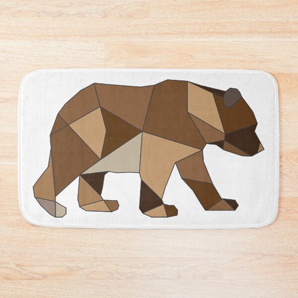 Item preview, Geometric bear designed and sold by BigThoughts.