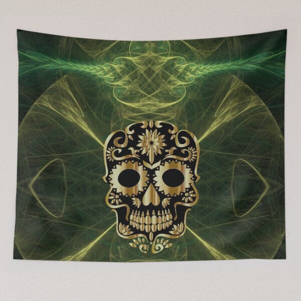Item preview, Fractural Sugarskull Design designed and sold by Mindsofcreation.