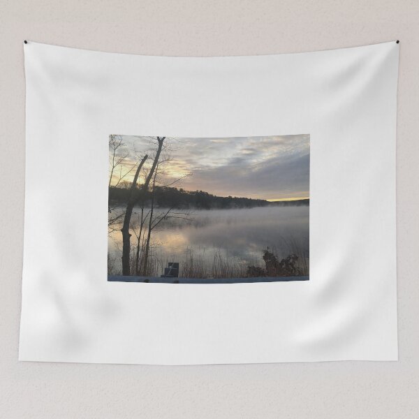 Item preview, Morning mist on Crystal lake designed and sold by Paintingladycat.