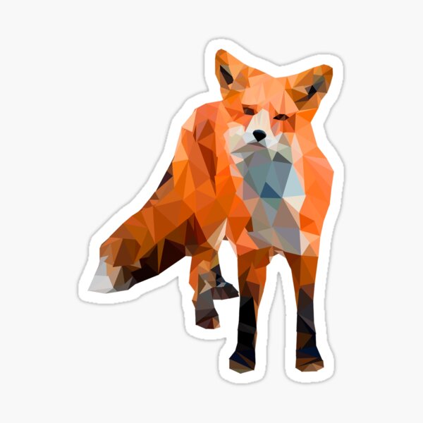 Polly the Fox Sticker