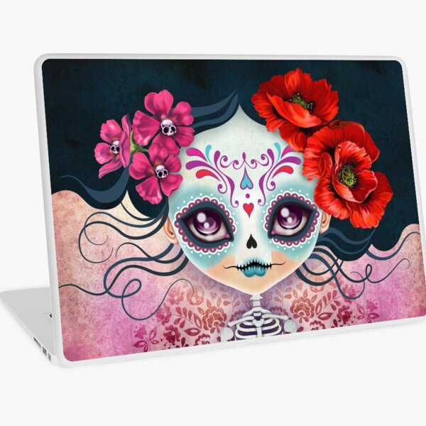 Amelia Calavera - Sugar Skull Laptop Skin