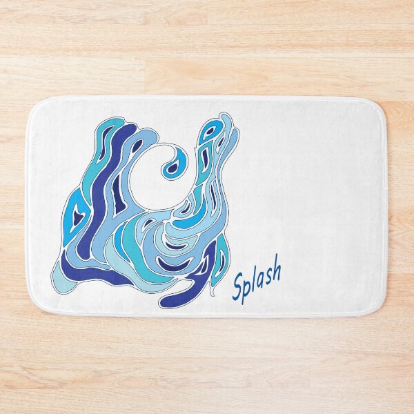 Item preview, Splash in blue designed and sold by naitiri.