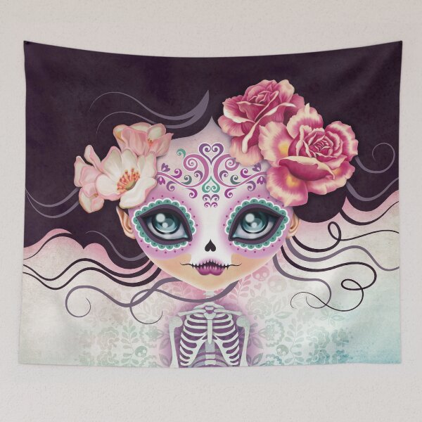 Item preview, Camila Huesitos - Sugar Skull designed and sold by sandygrafik.