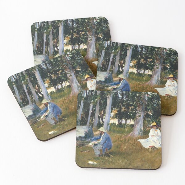 Item preview, Claude Monet by the Edge of a Wood by John Singer Sargent designed and sold by ArtExpression.