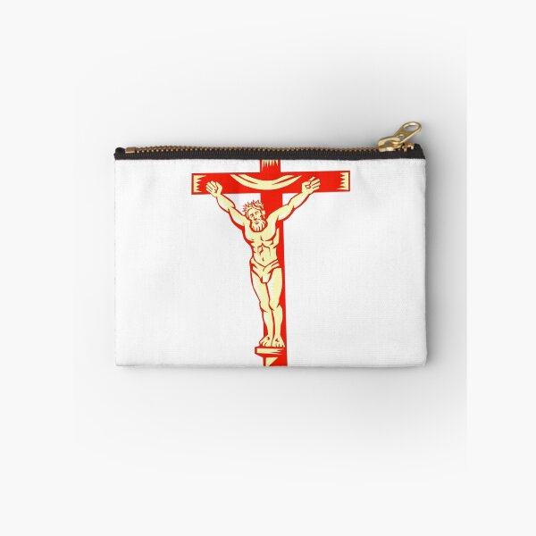 Item preview, Jesus Christ On Cross Woodcut designed and sold by patrimonio.
