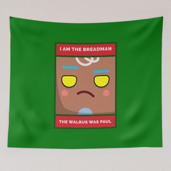 Item preview, I am the Breadman, Grouchy Gingerbread Man designed and sold by danielliamgill.