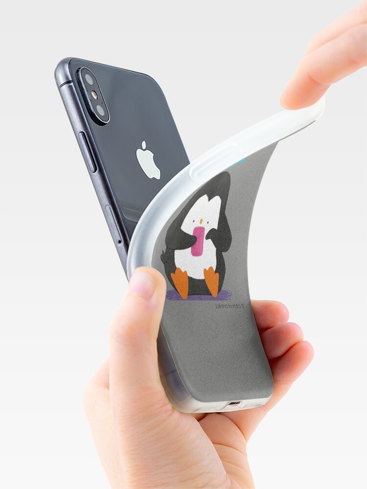 Alternate view of Social Media Penguin iPhone Case & Cover