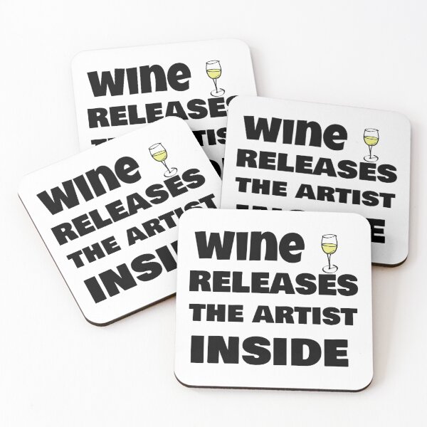 Item preview, Wine releases the artist inside 2 white wine designed and sold by theartsycottage.