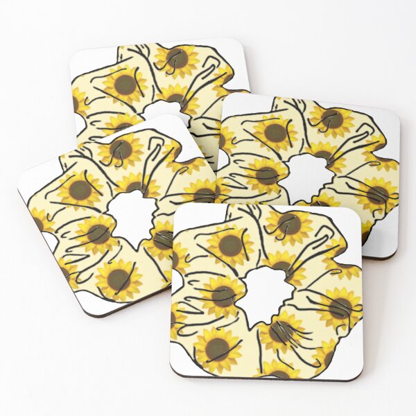 Item preview, sunflower scrunchie designed and sold by mvsoileau.