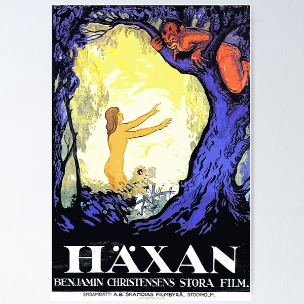 Artikel-Vorschau von Vintage Plakatkunst des Haxan, designt und verkauft von Vintage Designs +.